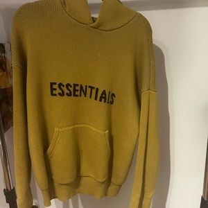 ESSENTIALS knit hoodie size Small